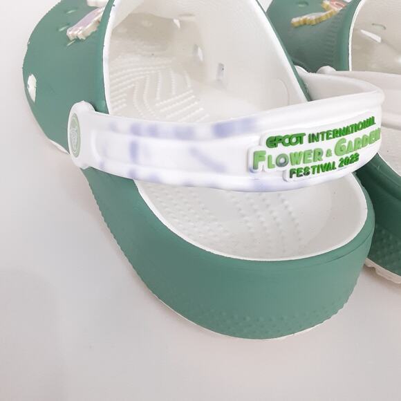 Disney Crocs Flower & Garden Clogs 2023 Snow White Figment Orange Bird Sz 9 - Picture 7 of 9